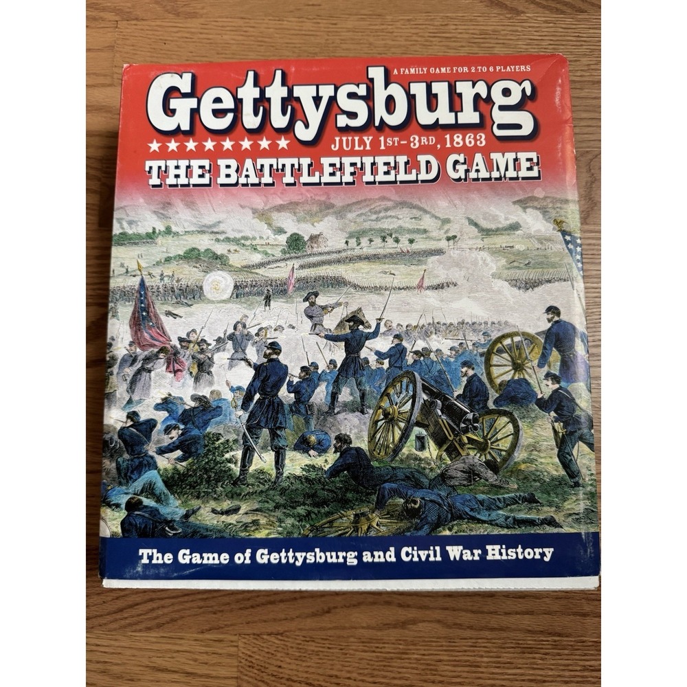 Gettysburg Battlefield Board Game Chatham Hill Civil War Complete Educational